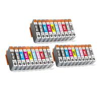 DEFIYAN PFI-300 PFI300 Color Compatible Ink Cartridge Compatible With ImagePROGRAF PRO-300 Printer(3 SET 30COLORS)
