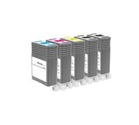 DEFIYAN PFI8120 Compatible Inkjet Cartridge Compatible With TM 5200 5205 5200MFP 5300 5305 5300MFP 5305MFP(ONE SET 5 COLORS)