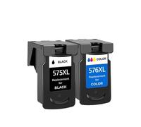 DEFIYAN PG-575 CL-576 Ink Cartridge Compatible With TS3550i TS3551i TR4750i TR4751i Printers(1 SET)