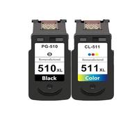 DEFIYAN PG510 CL511 Compatible Ink Cartridge Compatible With IP2700 IP2780 IP2880 MP240 MP250 MP260 MP270 MP280 MP480 Printers(1BLACK 1COLOR)