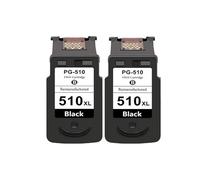 DEFIYAN PG510 CL511 Ink Cartridge Compatible With PG 510 CL 511 XL Compatible With IP2700 MP330 MP480 MP490 MP492 MP495 MP499 Printers(2 BLACK)