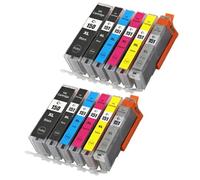DEFIYAN PGI 150 CLI 151 Ink Cartridge Compatible With IP7210 MG5410 MG5510 MG6410 MG6610 MG5610 MX921 MX721 IX6810 Printer(2SET-12PCS)