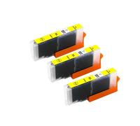 DEFIYAN PGI-150XL CLI-151XL Compatible Ink Cartridge Compatible With MG6310 MG7110 MG7510 IP8710 Printers(3PCS C-151XL Y)