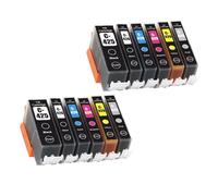 DEFIYAN PGI-425 CLI-426 Compatible Ink Cartridges Compatible With MG6140 MG6240 MG8140 MG8240 Printers(BKPBKCMYGY-2SET)