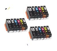 DEFIYAN PGI-425 CLI-426 Compatible Ink Cartridges Compatible With MG6140 MG6240 MG8140 MG8240 Printers(BKPBKCMYGY-3SET)