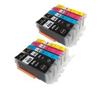 DEFIYAN PGI-480 CLI-481 PGI-480XXL Ink Cartridge Compatible With Various Inkjet Printers Including TS6140 TS8140 TS9140 TS704 TR7540 TR8540(2SETS (10 PCS))
