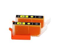 DEFIYAN PGI-525 PGI525 CLI-526 Color Compatible Ink Cartridge Compatible With MG6150 Series Printers(2pcs C-526 Y)