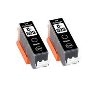 DEFIYAN PGI-525 PGI525 CLI-526 Color Compatible Ink Cartridge Compatible With MG6150 Series Printers(2pcs C-525 Black)
