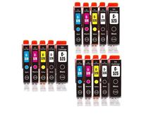 DEFIYAN PGI-525 PGI525 CLI-526 Color Compatible Ink Cartridge Compatible With MG6150 Series Printers(BKPBKCMY-3set)