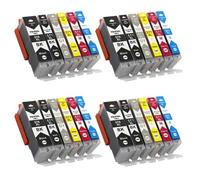 DEFIYAN PGI 570 CLI 571 XL Ink Cartridge Compatible With MG5750 MG5751 MG6851 MG6852 TS6050 TS5050 T5051 Printers(6COLOR 4SET)