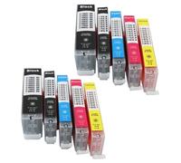 DEFIYAN PGI-650 CLI-651 Compatible Ink Cartridge Compatible With MG5460 MG5560 MG5660 MG6360 MG6460 MG6660 MX926 Printers(5Color 2set)