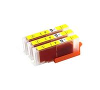 DEFIYAN PGI 670XL CLI 671XL Compatible Ink Cartridge Compatible With MG5760 MG5765 MG5766 MG6860 MG6865 MG7760 MG7765(3pcs Yellow)