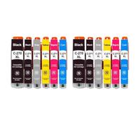 DEFIYAN PGI270 CLI271 Ink Cartridges Compatible Replacement Compatible With MG7720 TS8020 TS9020 TS5020 Printers 270xl 271xl(6Color 2set)