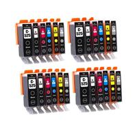 DEFIYAN PGI525 CLI526 Ink Cartridges Compatible With IP4850 Ix6550 MG5150 MG5250 MG6150 MG8150 MX885 MG5350 Printers(4 Set 6Color)