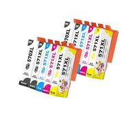 DEFIYAN Plavetink 5 Color Ink Cartridge Compatible With MG5750 MG5751 MG5752 MG6850 MG6851 Printers(PGI 570 2 SET)