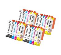 DEFIYAN Plavetink 580XL 581XL Ink Cartridge Compatible With TS8250 TS8251 Printers PGI580 CLI581(4 set)