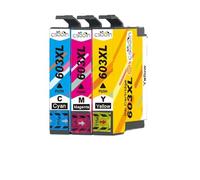 DEFIYAN QSYRAINBOW T603XL 603 XL Compatible Ink Cartridge Compatible With Printers XP2100 XP2105 XP3100 XP3105 XP4100 XP4105 WF2810 WF2830 WF2850(3PCS)