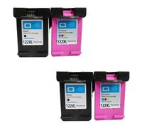 DEFIYAN Replacement Ink Cartridge 122XL Compatible With 122 1510 2050 1000 1010 1050 1050A 2000 2050s 2050A 2540 3000 3050 3052A Models(BK(2PC) COLOR(2PC))