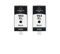 DEFIYAN Replacement Ink Cartridge Compatible With 903XL Compatible With Officejet Pro 6950 6960 6970 6975 Printers(2BK)