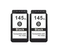 DEFIYAN Replacement Ink Cartridges Compatible With PG145 CL146 Compatible With MG2410 MG2510 Printers 145XL 146XL Compatibility(2BK)