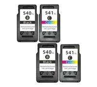 DEFIYAN Replacement Ink Cartridges Compatible With PG540 CL541 PG540XL CL541XL Compatible With MX375 MX395 MG3150 MG3250 MG3550 MG4250 Printers(2SET)