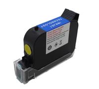 DEFIYAN S127 Eco Solvent Ink Cartridge Replacement Compatible With Handheld Portable Printer Gun Coder 600DPI Print Height 1/2 Inch 12.7mm Compatible(Solvent Based Yellow)