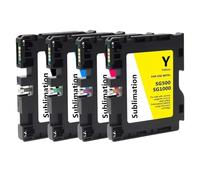 DEFIYAN SG500 SG1000 Compatible Sublimation Inkjet Ink Cartridge Compatible With Sawgrass Printers SG500/1000 Color(1 set)
