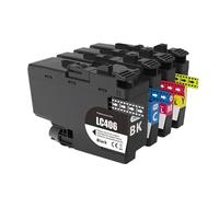 DEFIYAN Standard Capacity LC406 Color Compatible Ink Cartridge Compatible With HL-JF1 MFC-J4335DW J4345DW J4535DW(1 SET (4PCS))