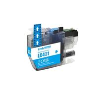 DEFIYAN Standard Capacity LC431 Compatible Ink Cartridge Compatible With DCP-J1050DW DCP-J1140DW MFC-J1010DW Printers(1PCS CYAN)