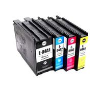 DEFIYAN T04A1 T04A2 T04B1 Ink Cartridge Compatible With WorkForce Pro WF-C8190 WF-C8690 WF-C8610 Pigment Ink Cartridge(T04A1-4 1set)
