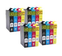 DEFIYAN T200XL T2001 T2004 Ink Cartridges Compatible With XP100 XP200 XP300 XP310 XP400 XP410 WF2510 WF2520(4Set 16PCS)