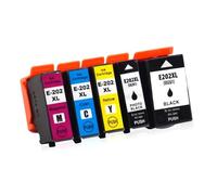 DEFIYAN T202XL Compatible Ink Cartridge Compatible With Expression XP-6000 XP-6001 XP-6005 Printers 202 XL Ink Cartridge(5pcs 1set)
