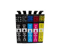 DEFIYAN T232XL Inkjet Cartridge Compatible With XP-4200 XP-4205 WF-2930 WF-2950 Printers(1SET (5PC))