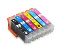 DEFIYAN T2431 24XL T2432 Compatible Ink Cartridge Compatible With XP-750 XP-850 XP-950 XP-860 XP-55 XP-760 XP-960 Printers With Chip(T2431-6 1SET)