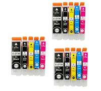 DEFIYAN T2730 273XL Compatible Ink Cartridge Compatible With XP Series Printers XP-800 XP-810 XP-820 XP-510 XP-520 XP-600 XP-610 XP-620 XP-700 XP-710 XP-720(3 SETS(15PCS))