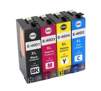 DEFIYAN T40D1 T40D2 T40D3 T40D4 T40D Compatible Ink Cartridge Compatible With SureColor SC-T3100 SC-T5100 SC-T2100 Series Printers(T40D1-4 1set)