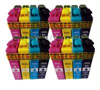DEFIYAN T502 T502XL Compatible Ink Cartridge Compatible With Expression Workforce WF2865 WF2860 XP5100 XP5105 Inkjet Printers(16PCS-4BK 4C 4M 4Y)