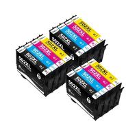 DEFIYAN T502XL 502 502XL Ink Cartridge With Chip Compatible Compatible With XP5100 XP5105 WF2860 WF2865 Workforce Printers(T502 3set)