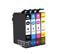 DEFIYAN T502XL E502 502XL Ink Cartridge Compatible With XP5105 XP5100 WF2860 2865 Workforce Printers(1set)