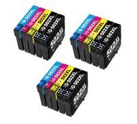DEFIYAN T502xl Ink Cartridges Compatible With Expression Home XP-5105 XP-5100 Workforce WF-2860 WF-2865 Series Printers(3 SET 15 PACK)