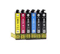 DEFIYAN T603 T603XL E-603XL Compatible Ink Cartridge Compatible With WorkForce WF-2810DWF WF-2830DWF WF-2835DWF WF-2850DWF Compatible Use(3BK-1C-1Y-1M)