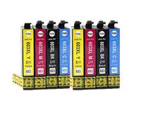 DEFIYAN T603 T603XL E-603XL Compatible Ink Cartridge Compatible With WorkForce WF-2810DWF WF-2830DWF WF-2835DWF WF-2850DWF Compatible Use(2SET)