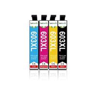 DEFIYAN T603XL Ink Cartridge Compatible With T603 T603XL Compatible With WorkForce WF2810DWF WF2830DWF WF2835DWF WF2850DWF Printers(4PCS)