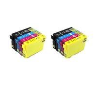 DEFIYAN T702XL Compatible Ink Cartridge Compatible With WorkForce Pro WF-3720 WF-3730 Color InkJet Ink(2BK-2C-2M-2Y)