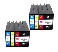 DEFIYAN Universal Ink Cartridge Compatible With Officejet Pro 8210 8710 8720 8730 7730 952XL 953XL 954XL 955XL(2 set)