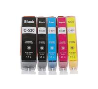 DEFIYAN Vilaxh 5Colors Compatible Ink Cartridge PGI-531 CLI-531 Compatible With TS8750 TS8751 Printers