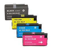DEFIYAN Vilaxh 964 Compatible Ink Cartridge Compatible With OfficeJet Pro Printers Models 9010 9012 9013 9014 9015 9016 9018 9019 Replacement Compatible With 964XL HP964