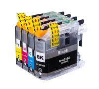 DEFIYAN Vliaxh Compatible Ink Cartridge Compatible With DCP-J562DW J4120DW MFC-J480DW J680DW J880DW J4420DW J4620DW J5320DW Models LC223 LC221 LC221XL LC223XL(1set 4PCS)