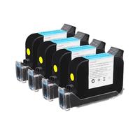 DEFIYAN Yellow Ink Cartridge Compatible With Handheld Inkjet Printer Compatible With Electric Wire Tube Printing Machine Fast Dry Solvent Based Ink 127 254(1xYellow-25.4mm)