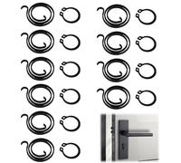 DEFIYEAR 10 PCS Door Handle Springs Replacement Kit, Northern DIY Door Handle Spring with 2 Thick 2-Turn Coils 10 Circlips for Easy Internal Repair and Smooth Operation